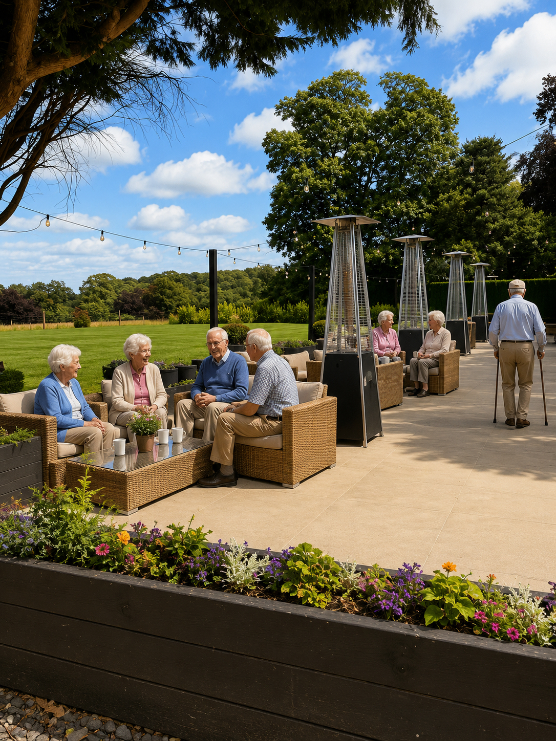 Pavilion patio
